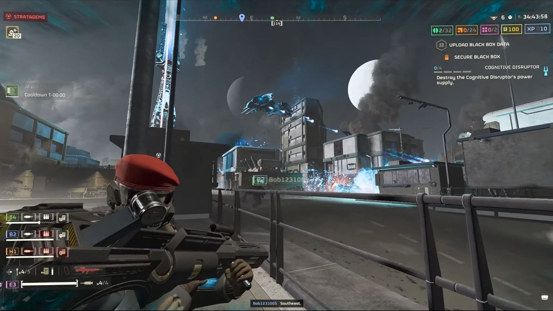 Take cover while the Interloper flyby (Image via PlayStation Publishing LLC // Youtube@ECHO-505)